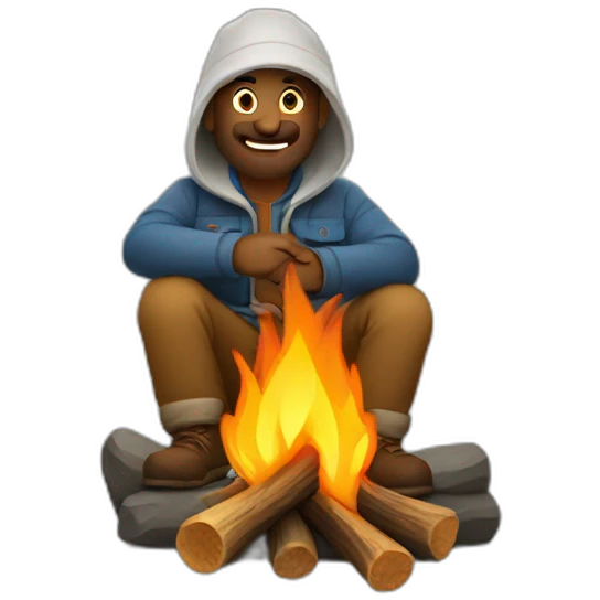 campfire man emoji