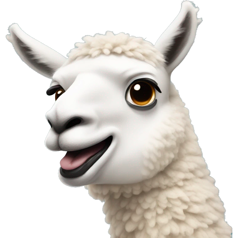 whoop picture with alpaca emoji