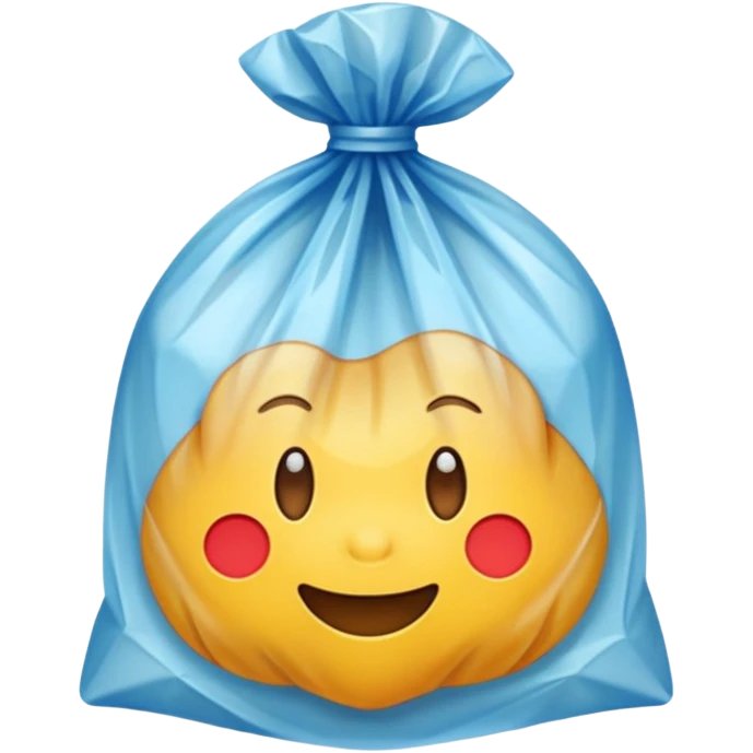 Translucent Plastic bag emoji