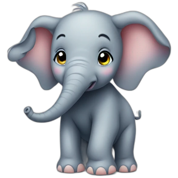 little Cute Elephant emoji