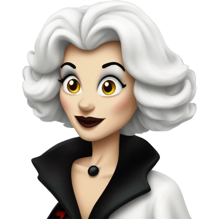 Cruella de vill smoking  emoji