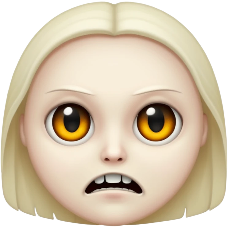 creepy face emoji
