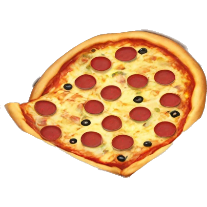 Pizza in a box  emoji