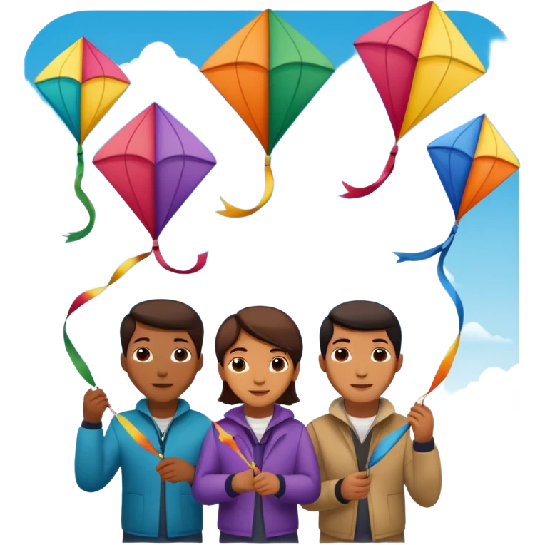 Kite Makers emoji