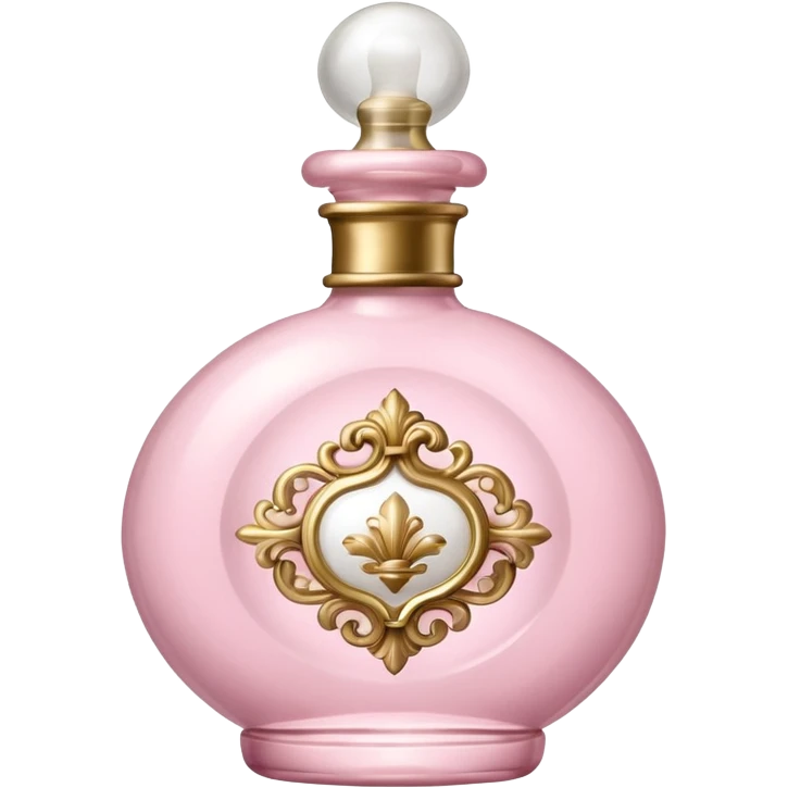 vintage rococo pale pink inflatable puffy perfume  emoji