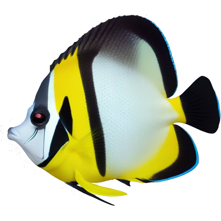 Pacific double-saddle butterflyfish emoji