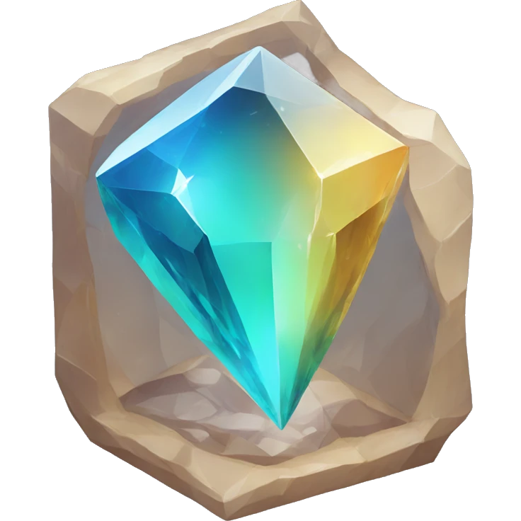 2D crystal with two colors only emoji