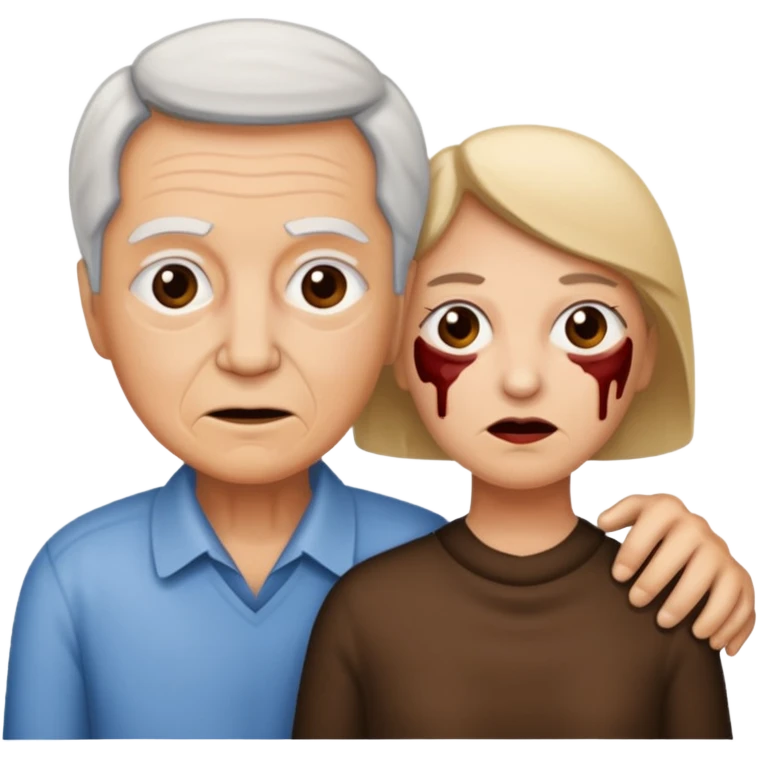 oma die vermoord wordt door opa emoji