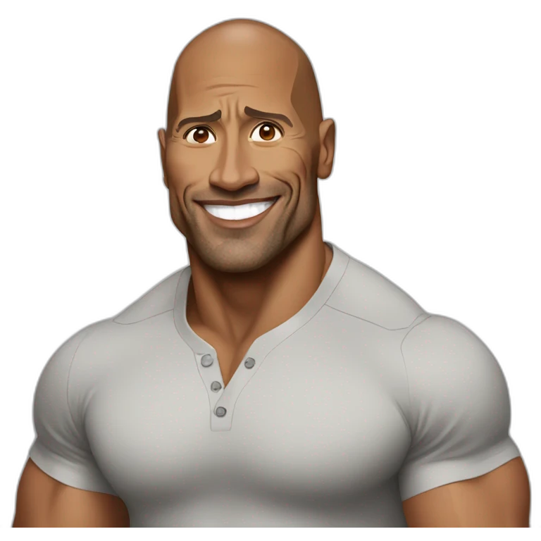 dwayne johnson emoji
