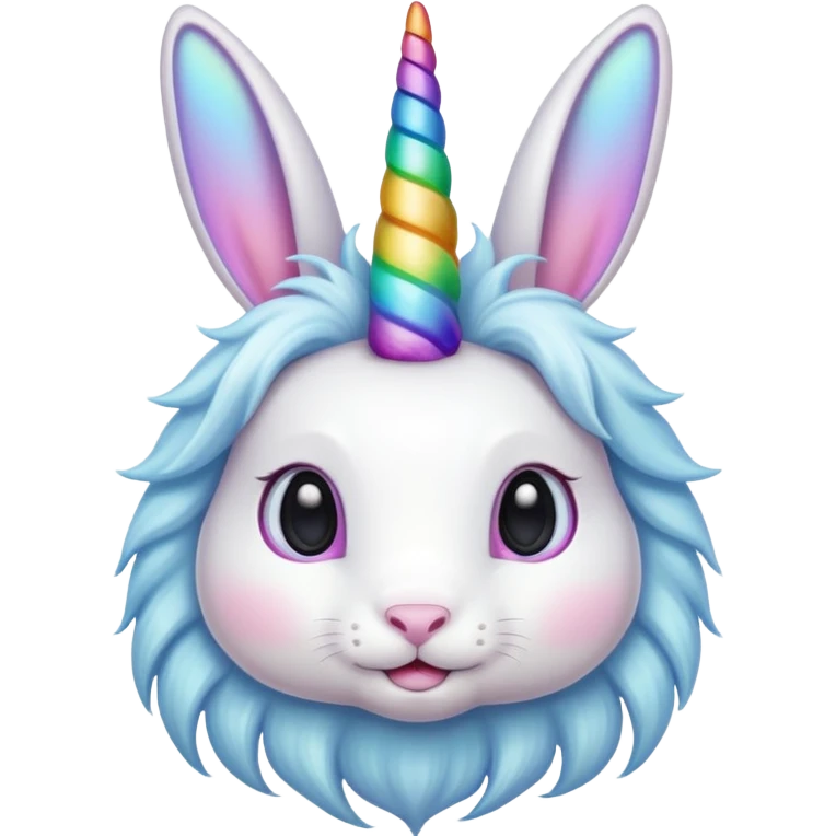Bunny unicorn emoji
