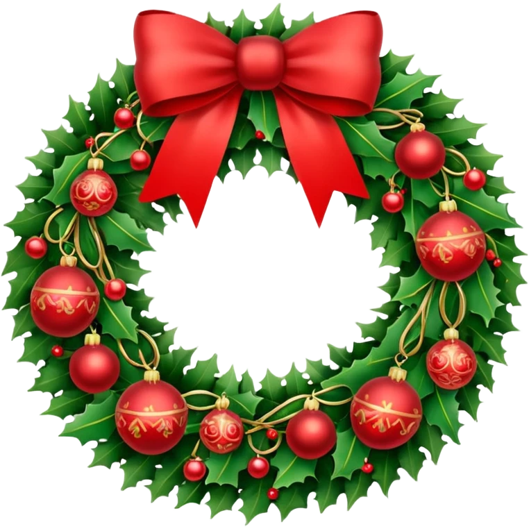 Christmas wreaths  emoji