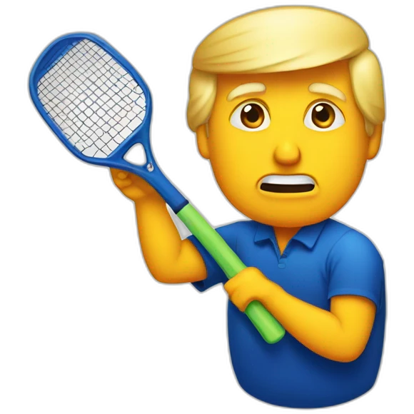 Donald trump playing pickleball emoji