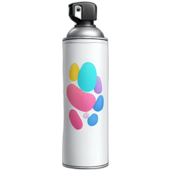 Hairspray can emoji