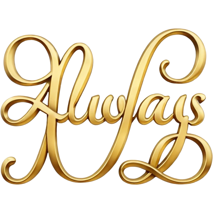 Love, Words "Always Together" emoji