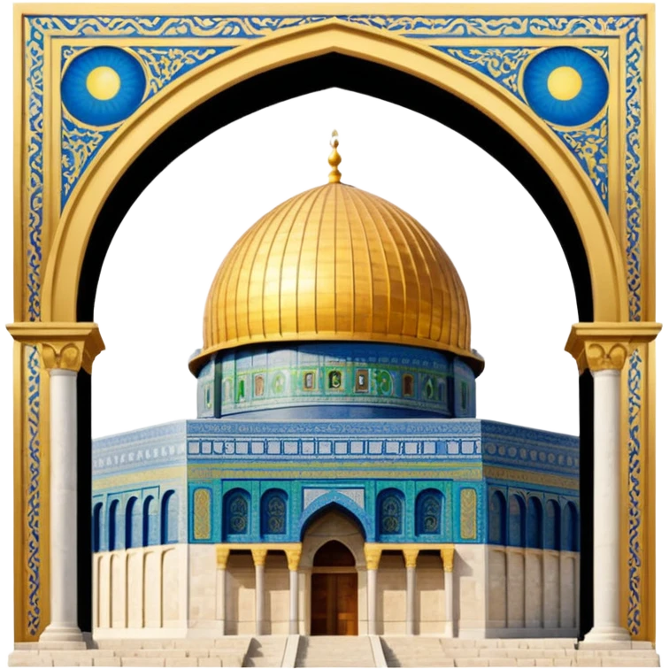 Dome of the rock, Palestine emoji