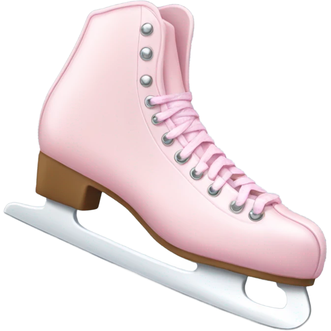 pastel pink ice skates emoji