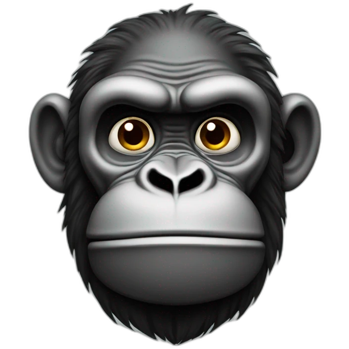 bored unhappy ape emoji