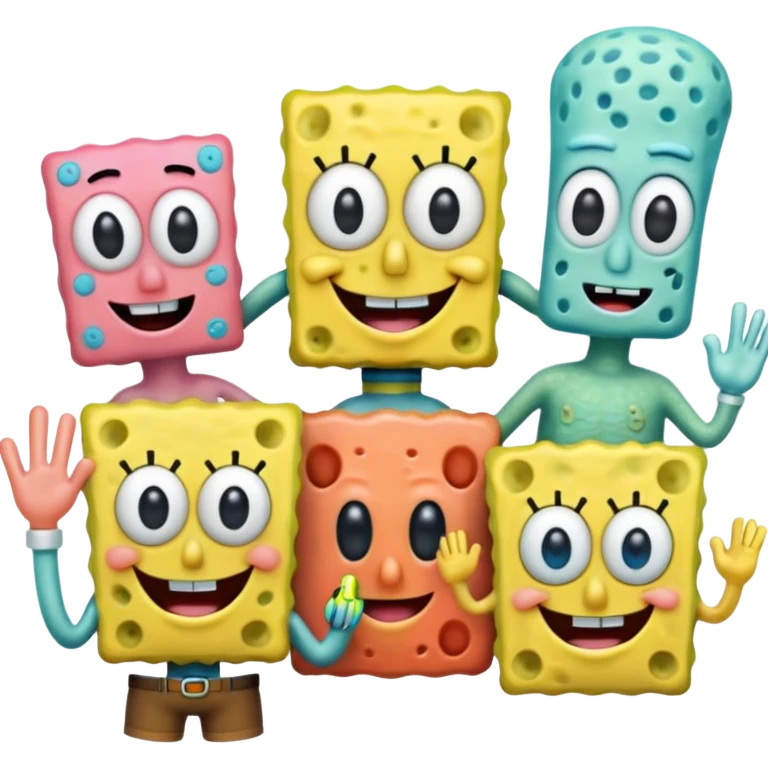 You want to make the emoji of SpongeBob and her friends real emoji