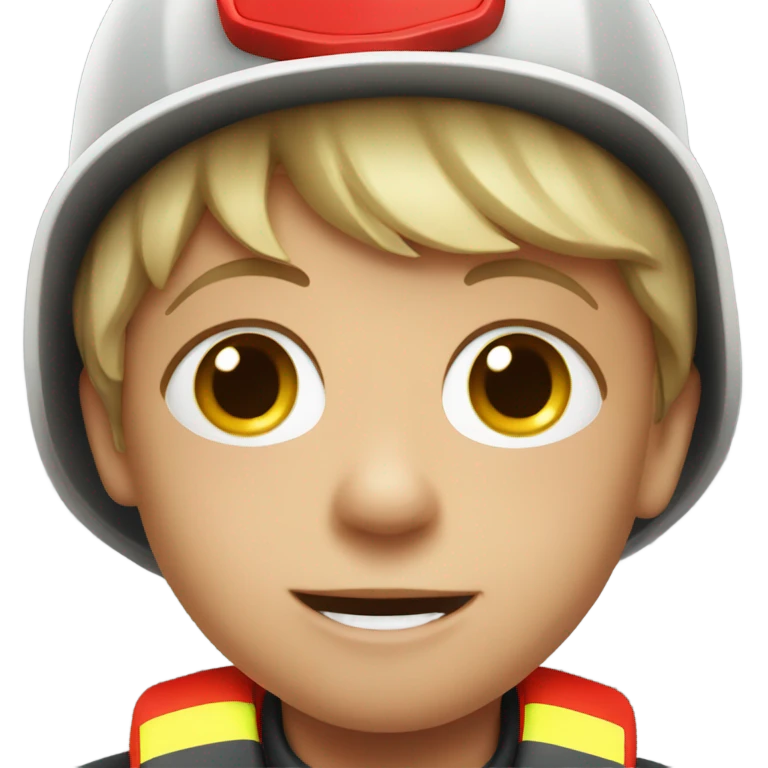 Fireman CPR child emoji