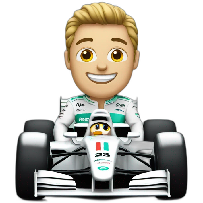 Formule 1 Mercedes emoji