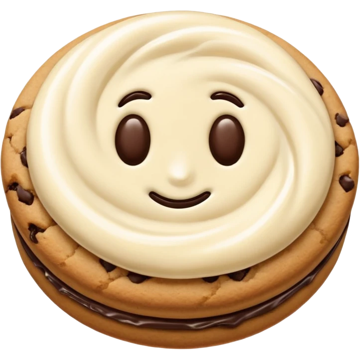 cookie and cream emoji