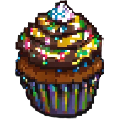 chocolate cupcake emoji