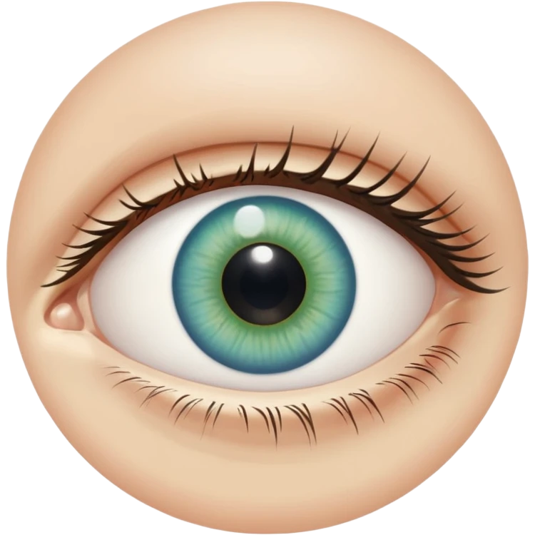 Blue and green eye with central heterochromia  emoji