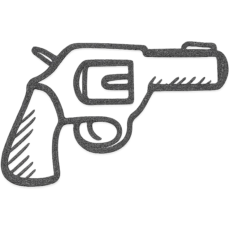 A gun emoji emoji