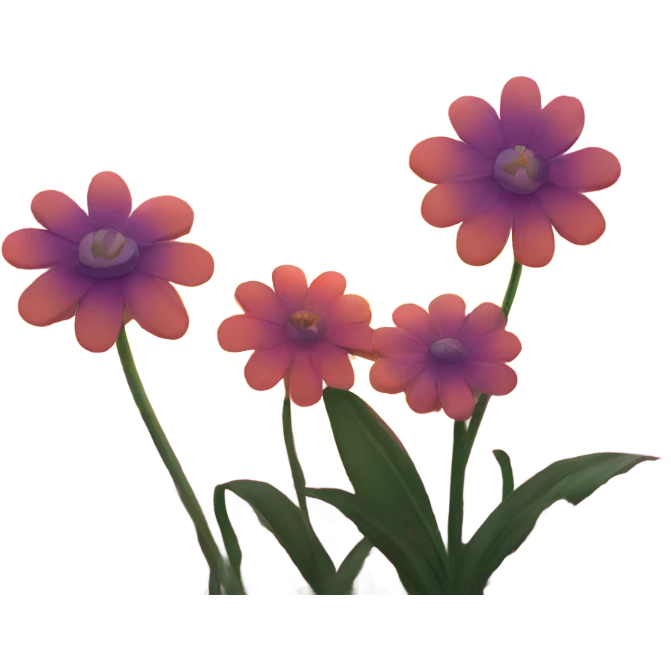 Flower sunset emoji