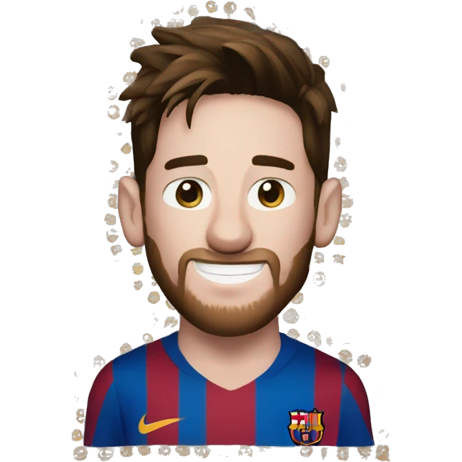 Messi feliz  emoji