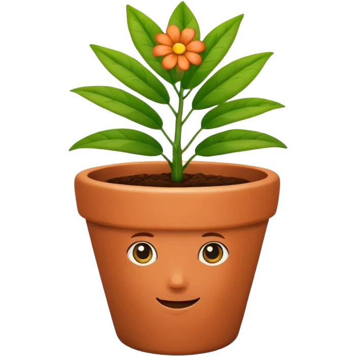 flower pot emoji