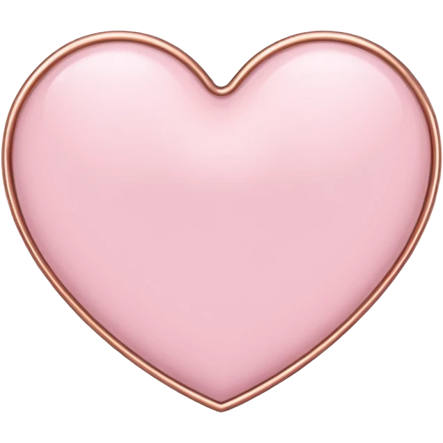 I need a pink and white and rose gold Heart emoji emoji