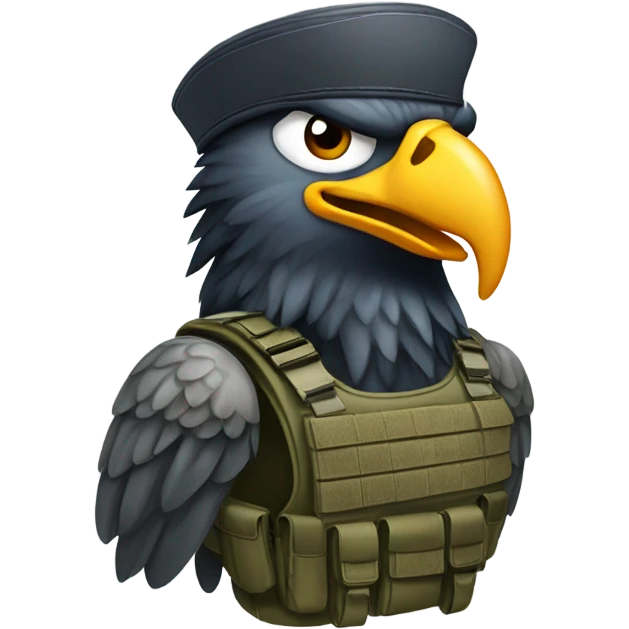 Eagle jungle soldier  emoji