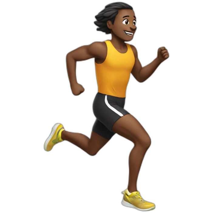 running emoji
