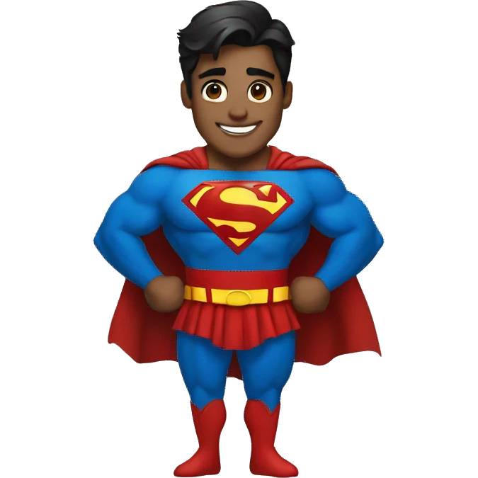 superman en tutu emoji