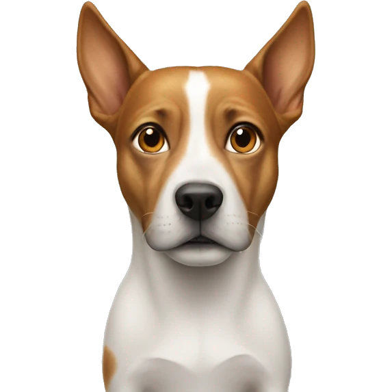 A dog with the head of Elon Musk emoji