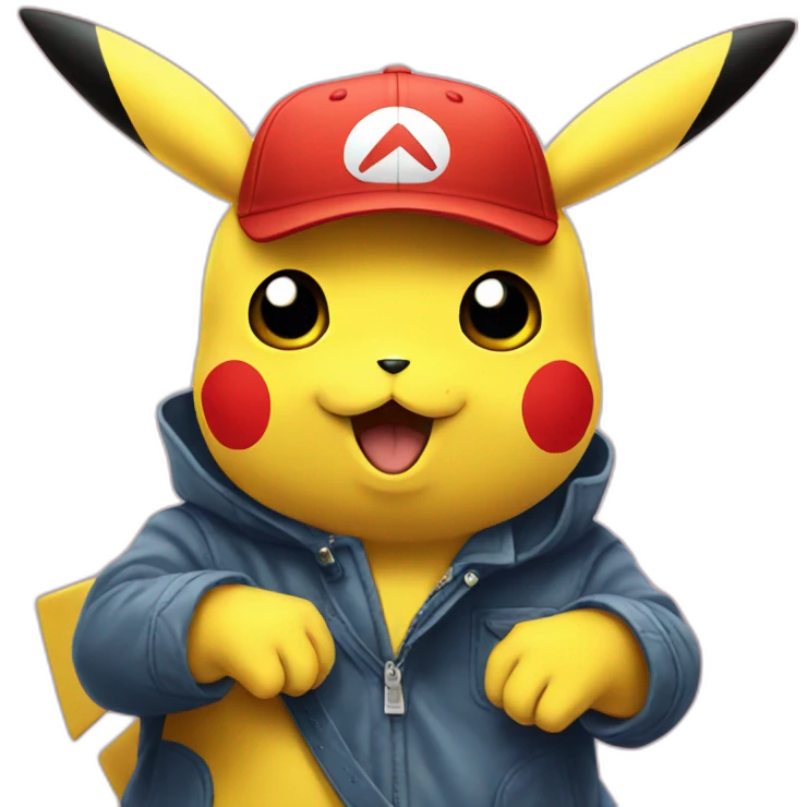 Pikachu refuse emoji