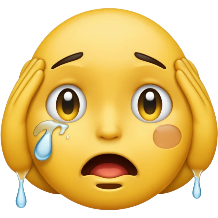 Emoji strangiling itself emoji