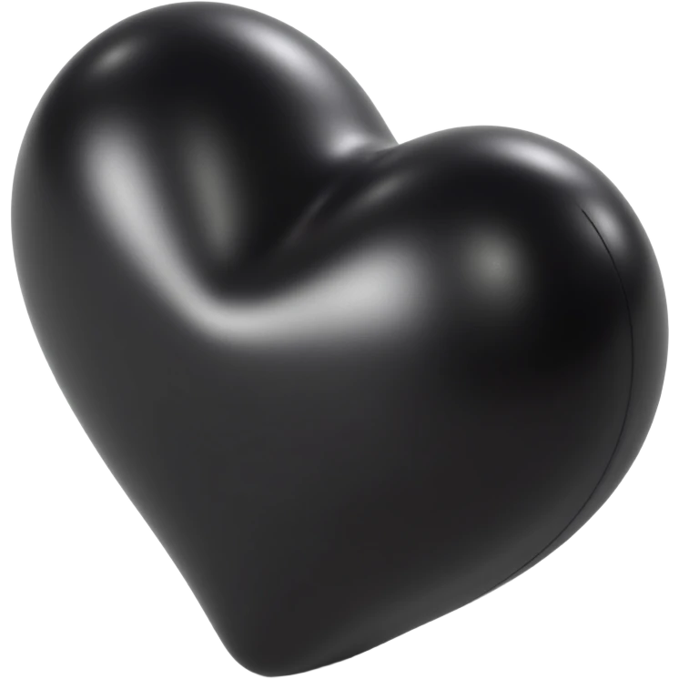 black heart emoji