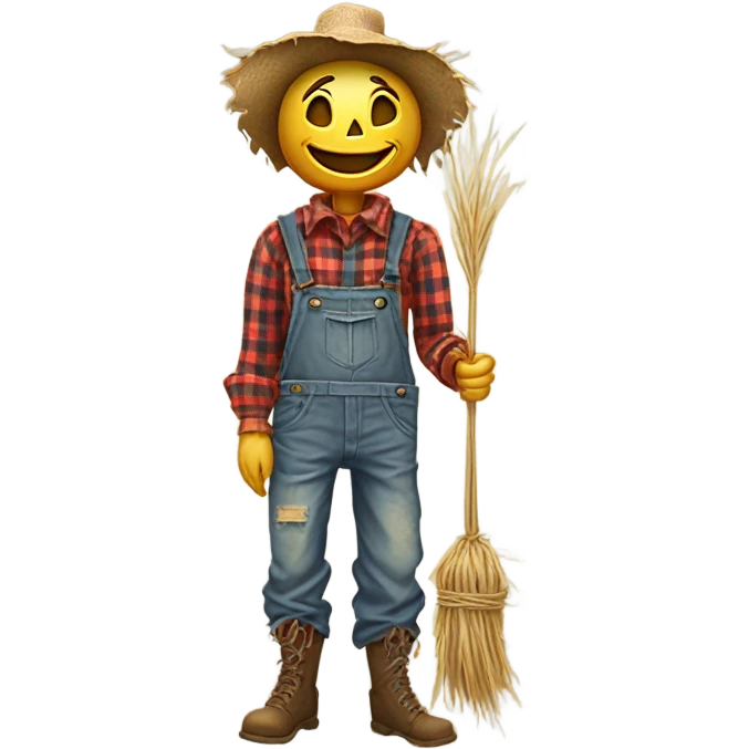Scarecrow emoji