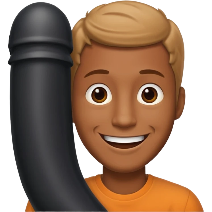realistic big black penis for kenny emoji