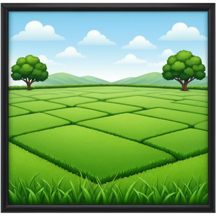 rectangulo de un distancia de metro cuadrado emoji