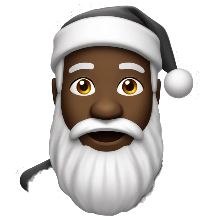 Black Santa Clause emoji