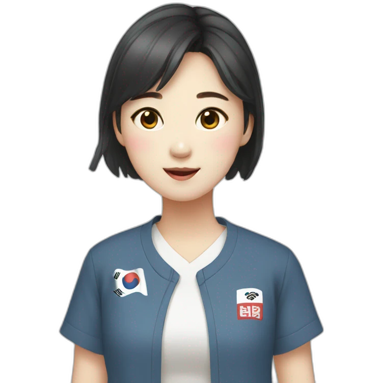 Korea girl emoji