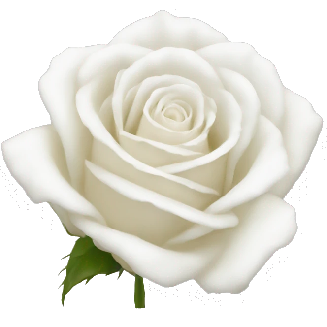 rosas blancas emoji