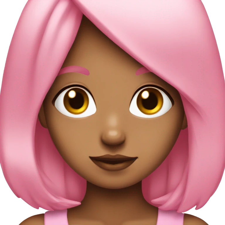 Cutecore pink  girl emoji  emoji
