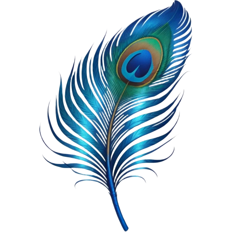 Krishna's feather emoji
