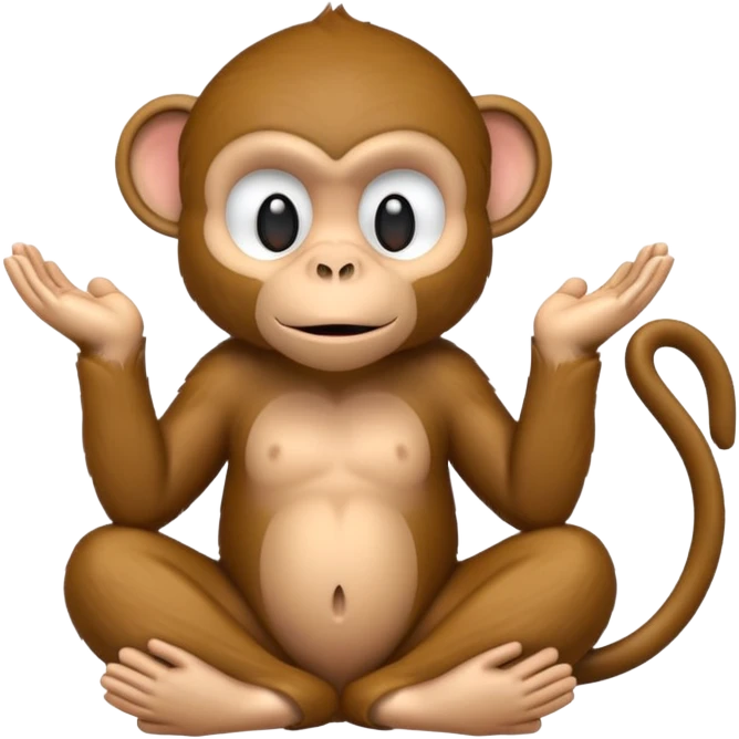 Hear-no-evill monkey emoji