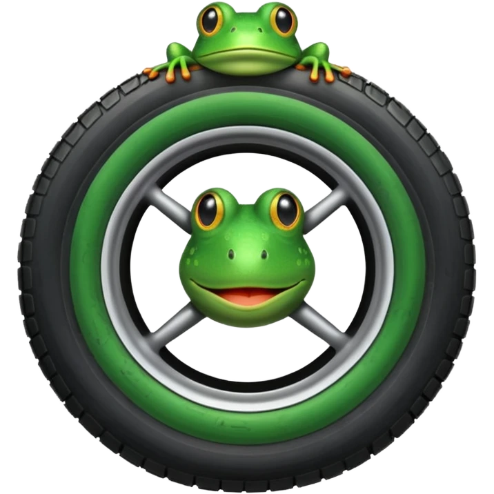 Frog Tire emoji