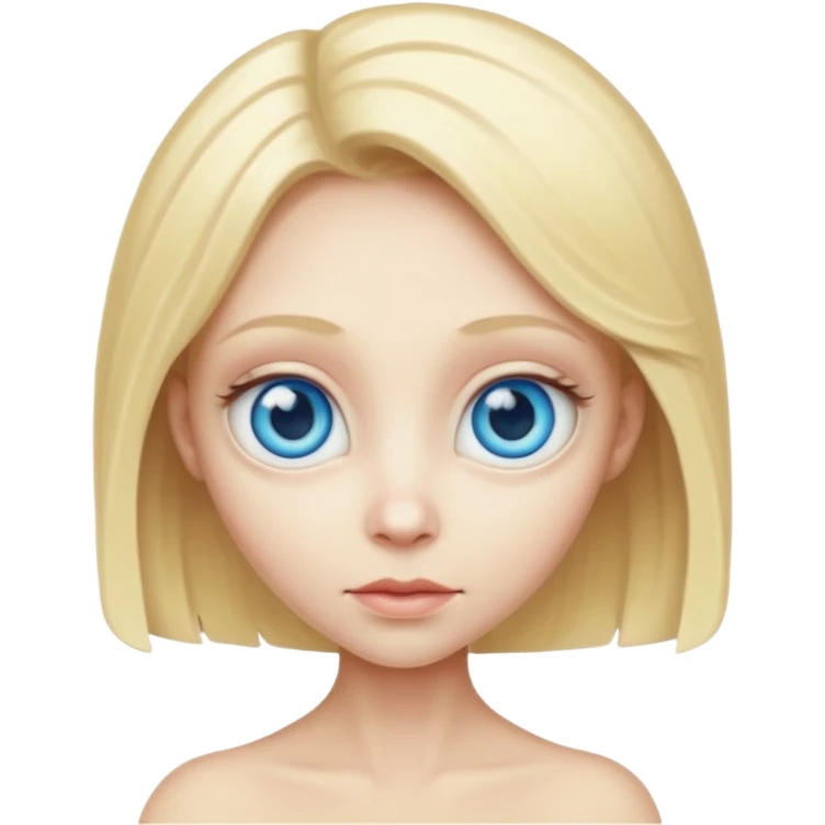 blonde alien emoji